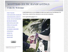 Tablet Screenshot of legalhandfastingsscotland.com